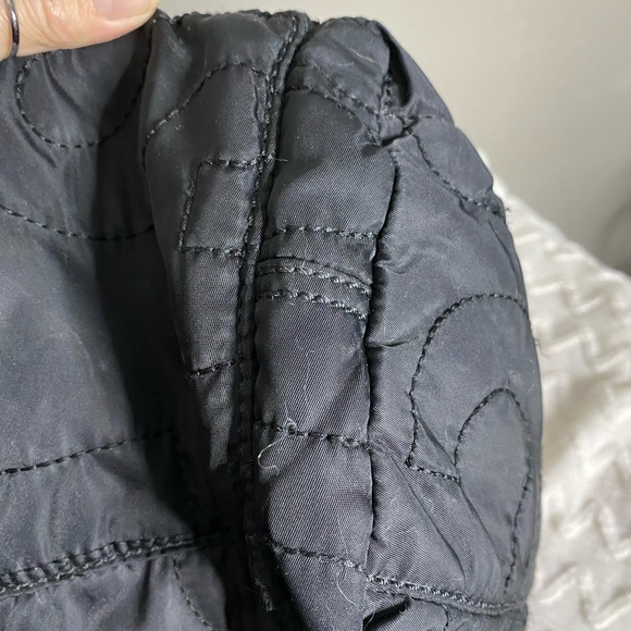 MARC JACOBS Designer Nylon Embroidered Handle Bag Tote Purse Diaper Bag - Picture 13 of 16